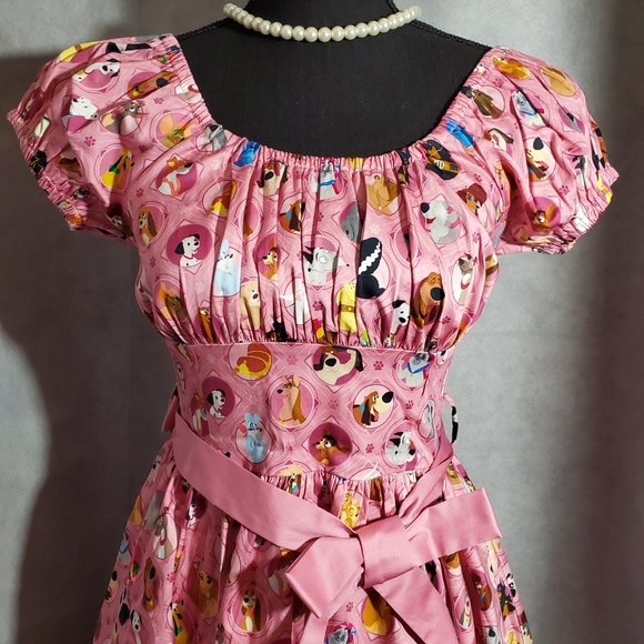 Dress Shop Disney Dooney & Burke Pink Dog Dress - Picture 3 of 8
